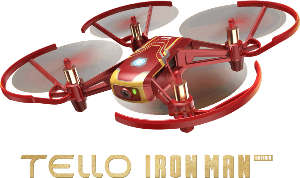 Квадрокоптер Ryze Tello Iron Man Edition (CP.TL.00000002.01)