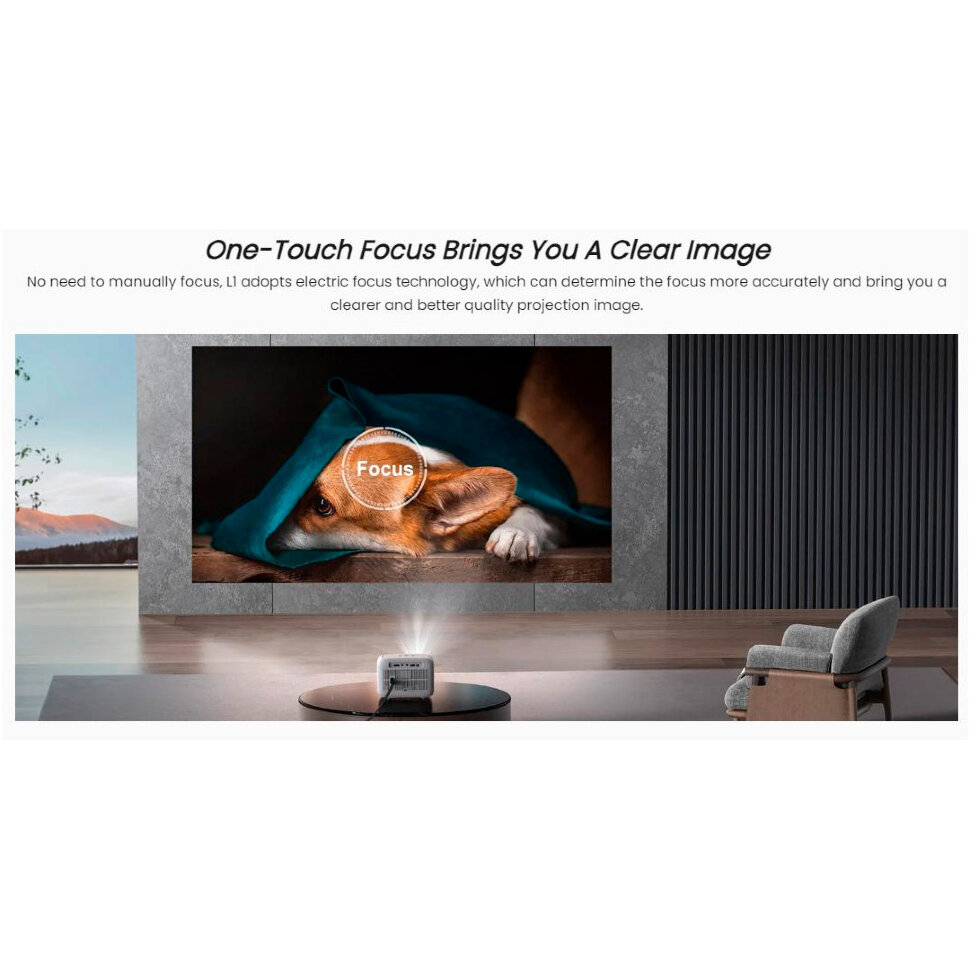 Проектор портативний YABER L1 FullHD (Yaber-L1)