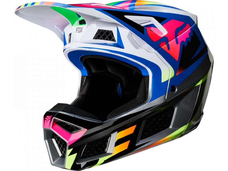 Мотошлем Fox V3 Idol Helmet Multicolor