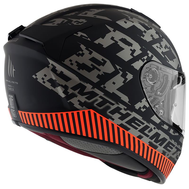 Мотошлем MT Helmets Blade 2 SV Check Grey Mat