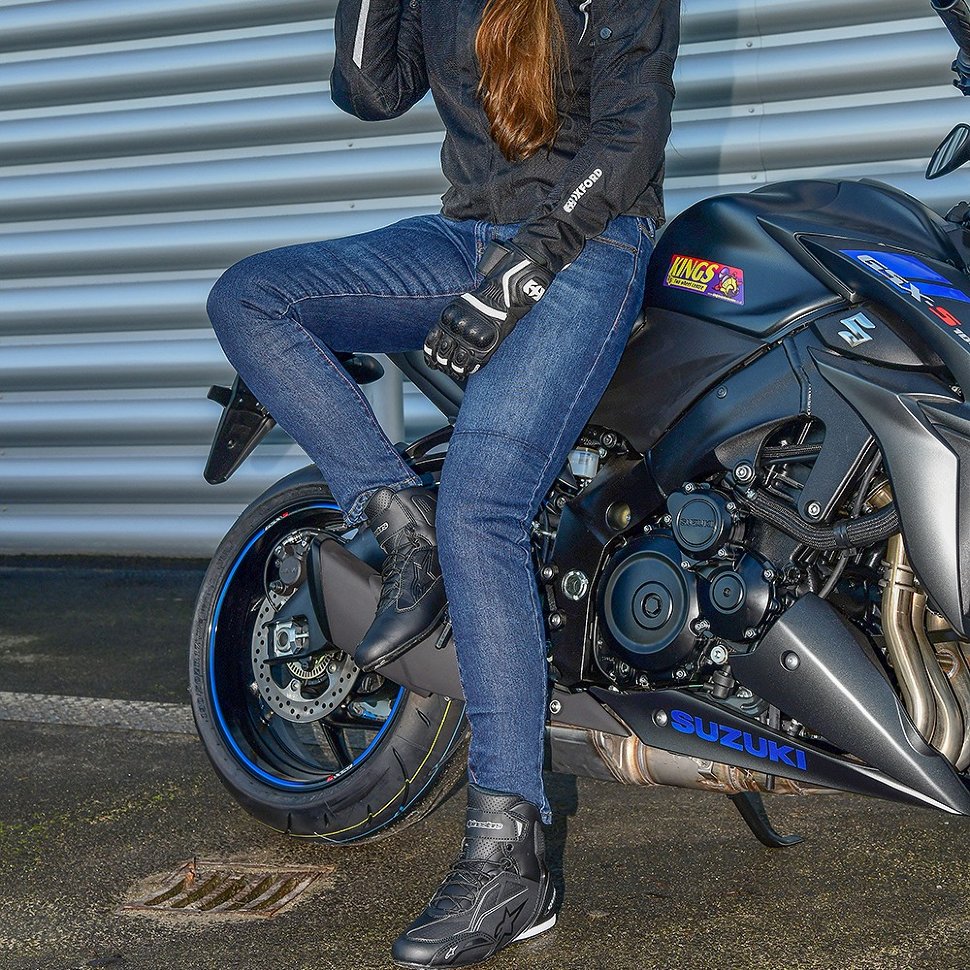 Мотоджинсы Oxford Jean Slim WS Blk Regular