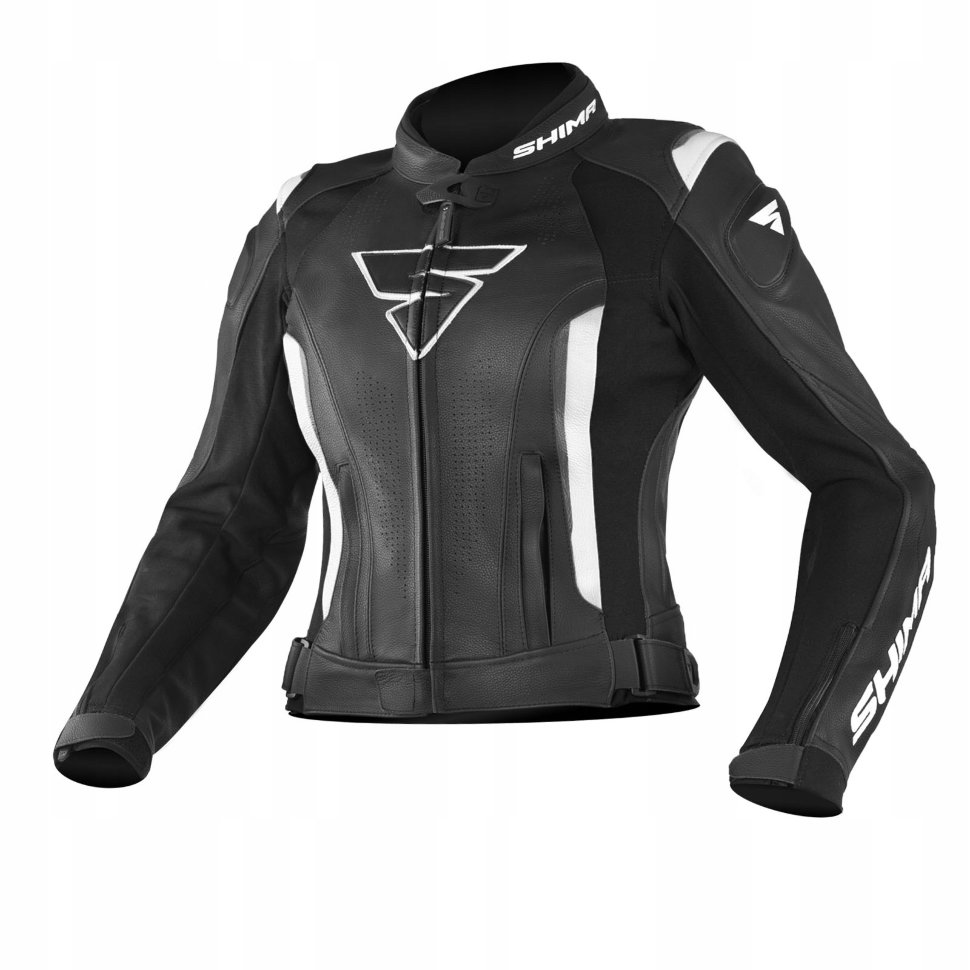 Мотокуртка женская Shima Miura Black/White
