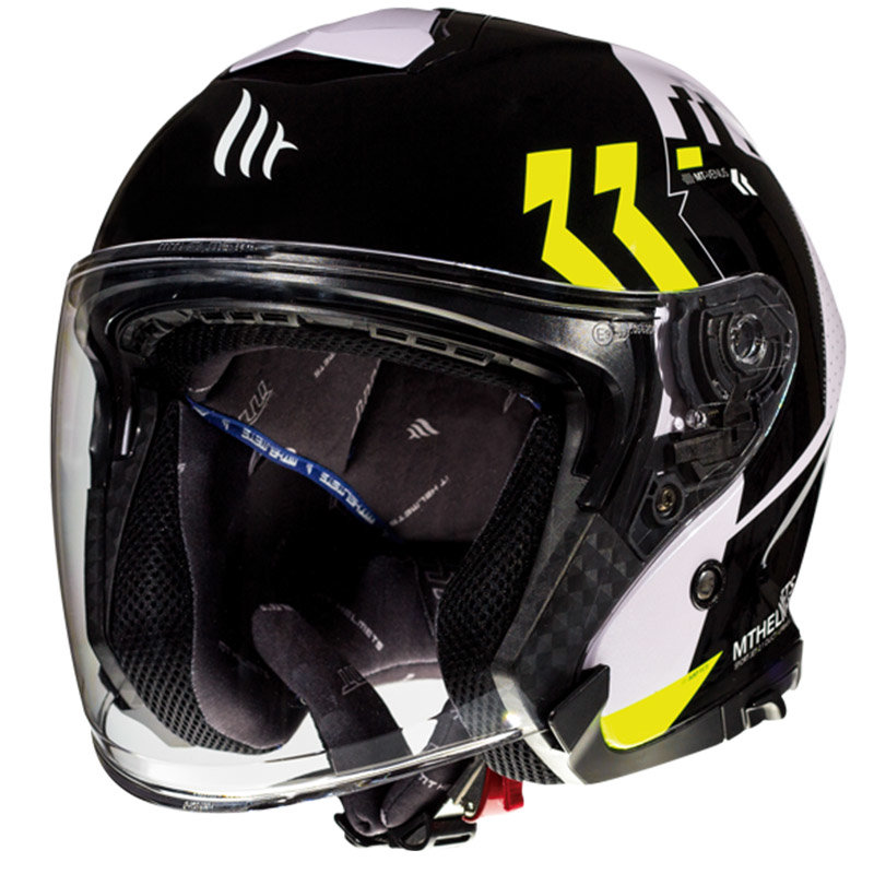 Мотошлем MT Helmets Thunder 3 SV Jet Venus Gloss Pearl Fluor Yellow