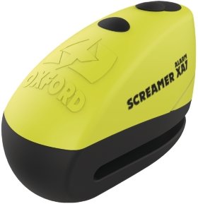 Замок с сигнализацией Oxford ScreamerXA7 Alarm Disc Lock Yellow/Matt Black (LK280)