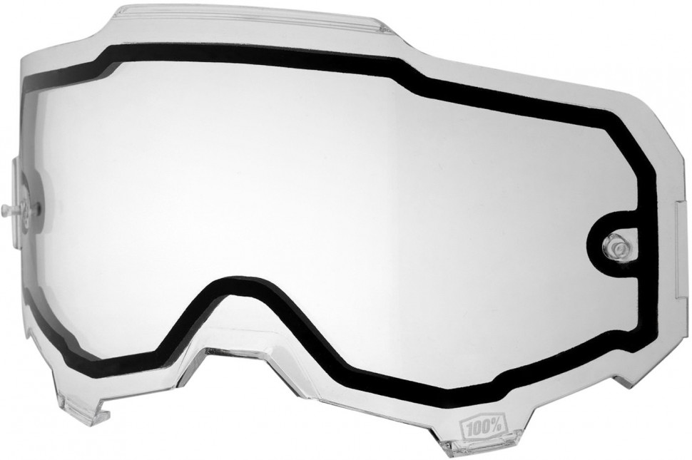 Змінна лінза до окулярів Ride 100% Armega Dual Replacement Clear Lens Anti-Fog (51042-010-02)