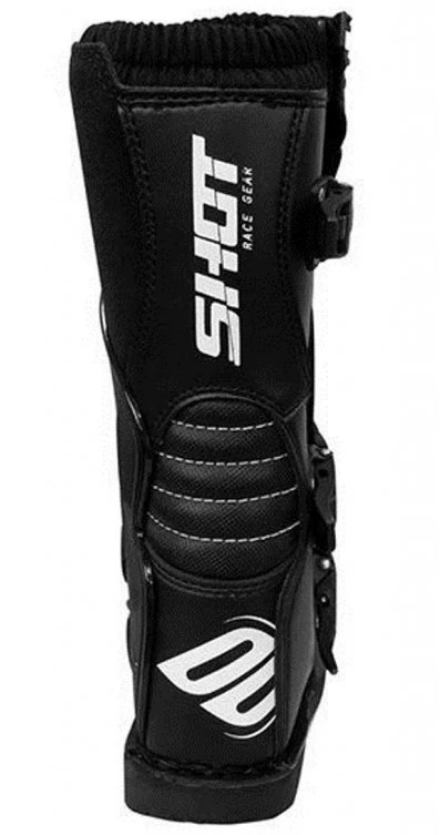 Детские мотоботы Shot Racing K10 2.0 Kid Solid Black