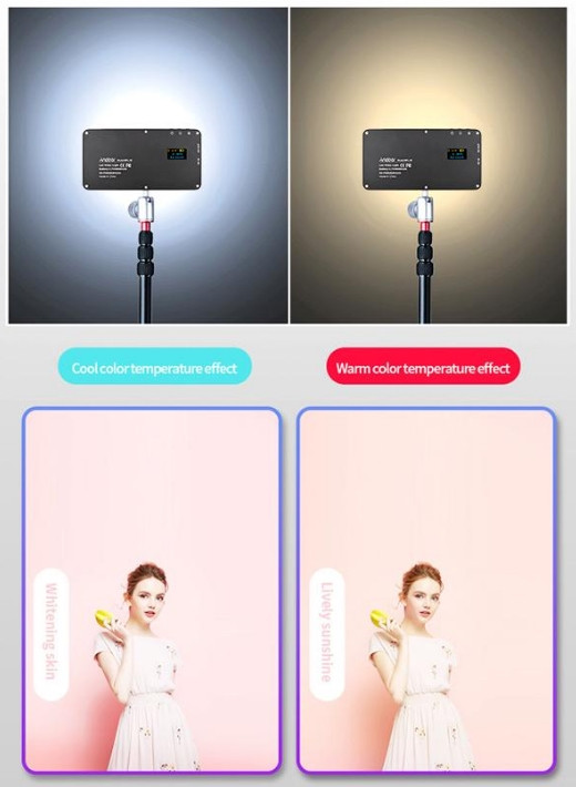 Компактный LED свет Ulanzi Manbily MFL-06 со встроенным аккумулятором (1529)