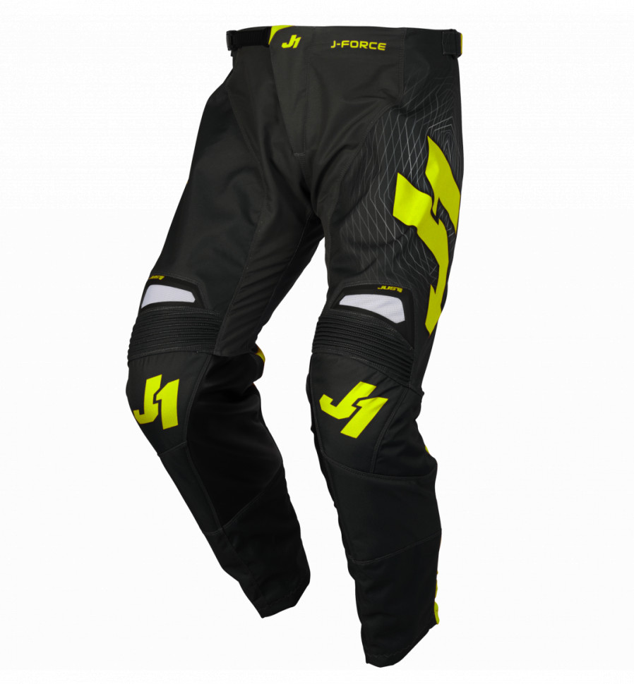 Мотоштаны Just1 J-Force Pants Lighthouse Grey/Yellow Fluo 