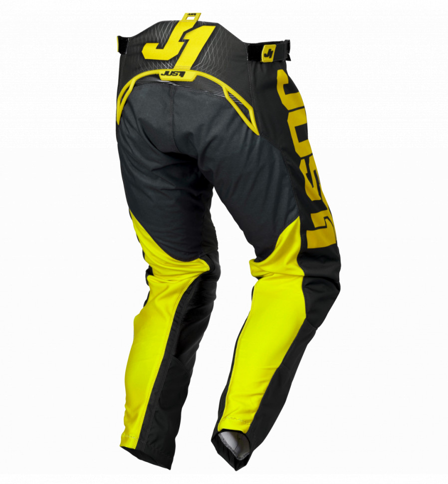 Мотоштани Just1 J-Force Pants Lighthouse Grey/Yellow Fluo 
