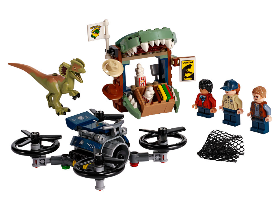 Конструктор Lego Jurassic World: побег дилофозавра (75934)