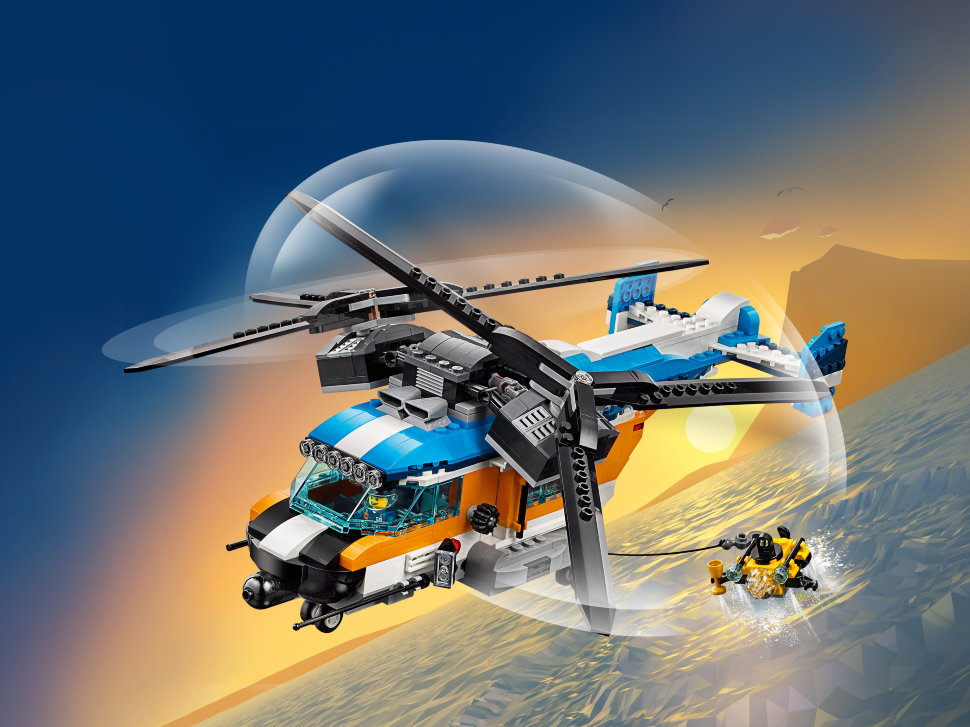 Конструктор Lego Creator: Двухроторный вертолёт (31096)