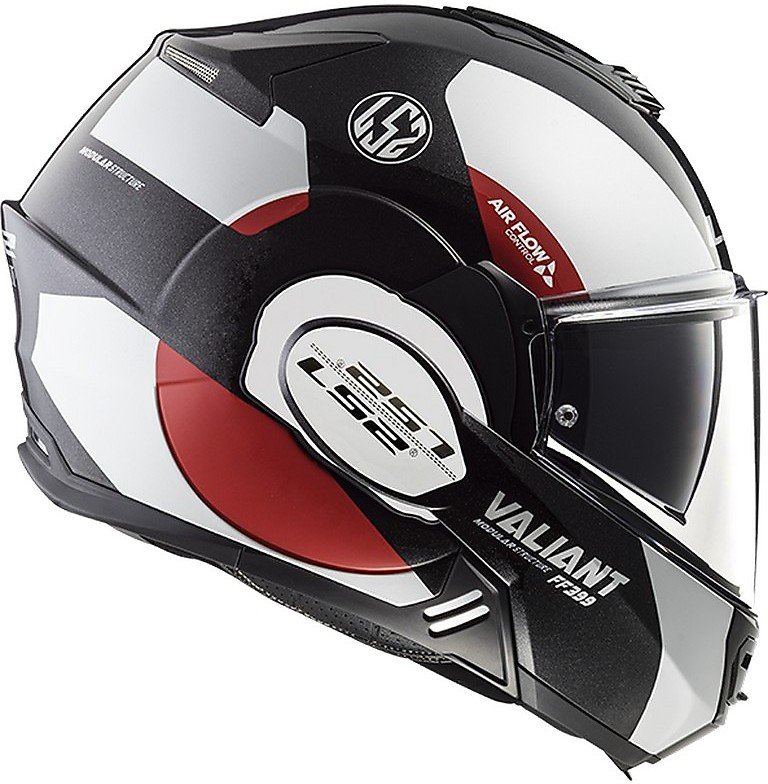 Мотошлем LS2 FF399 Valiant Avant White/Black/Red