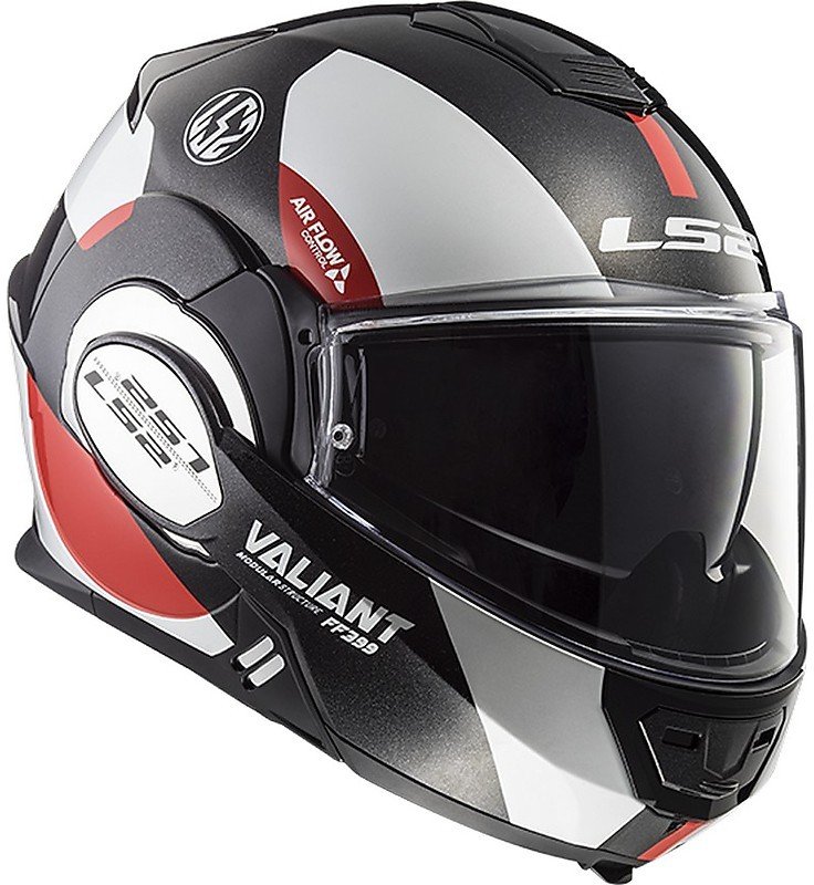 Мотошлем LS2 FF399 Valiant Avant White/Black/Red