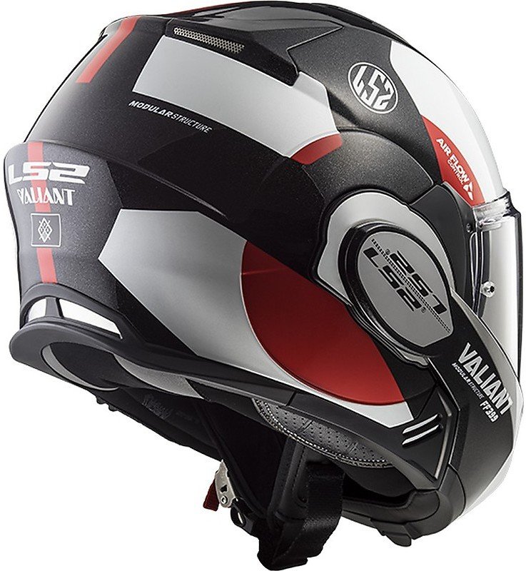 Мотошлем LS2 FF399 Valiant Avant White/Black/Red