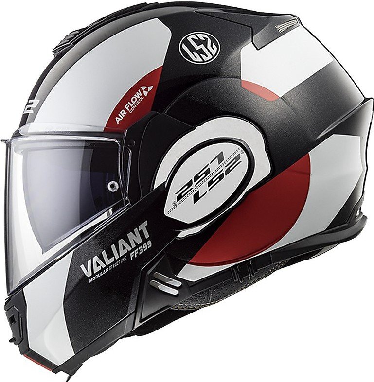 Мотошлем LS2 FF399 Valiant Avant White/Black/Red