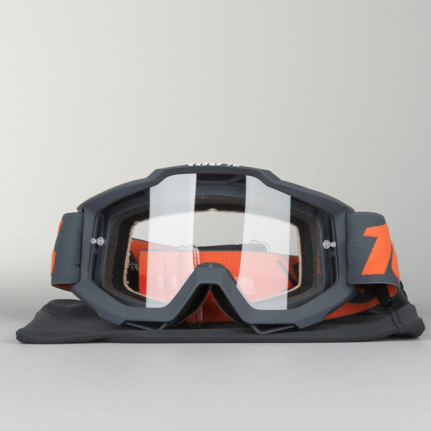 Мото очки 100% Accuri Matte Gunmetal Clear Lens (50200-025-02)