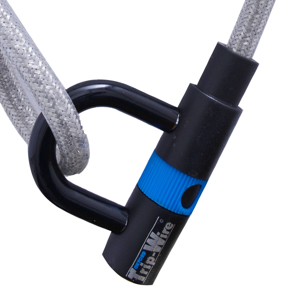 Противоугонный трос с замком Oxford Trip Wire XL 15mm x 1.6mtr Silver (OF334)