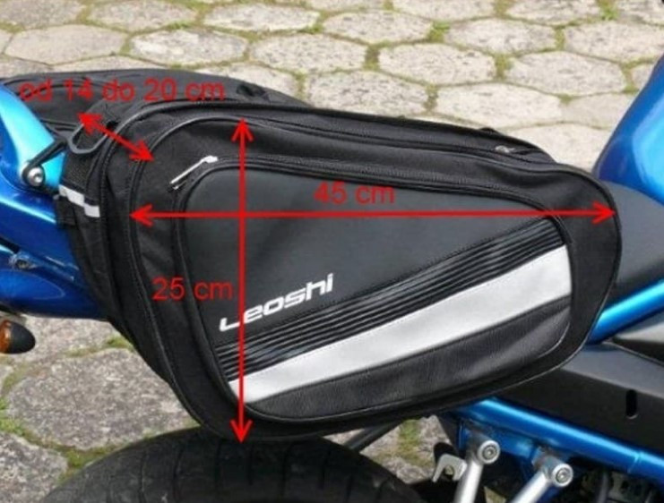 Боковые сумки Leoshi LKM-001 2х25л Black (00-00186270)