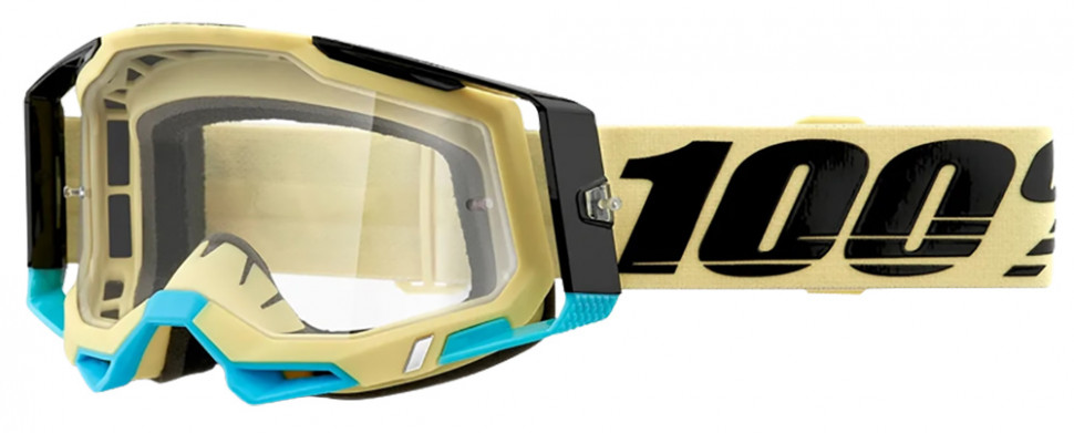 Мото очки 100% Racecraft 2 Goggle Airblast Clear Lens (50121-101-11)