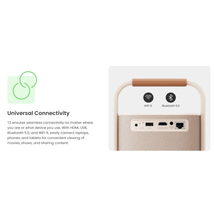 Проектор портативний YABER T2 Plus FullHD (Yaber-T2-Plus)