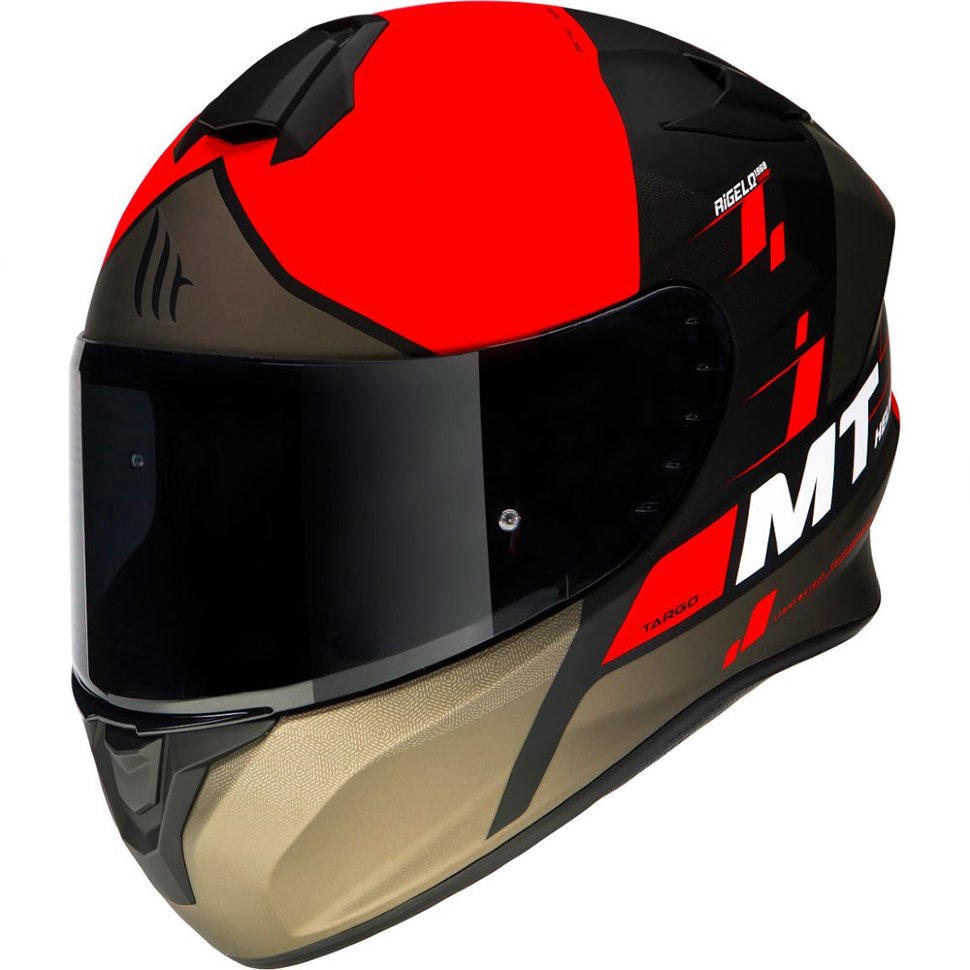 Мотошлем MT Helmets Targo Rigel Matt Red