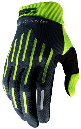 Мотоперчатки Ride 100% Ridefit Glove Yellow /Charcoal