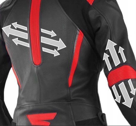 Мотокуртка жіноча Shima Miura Black /Red