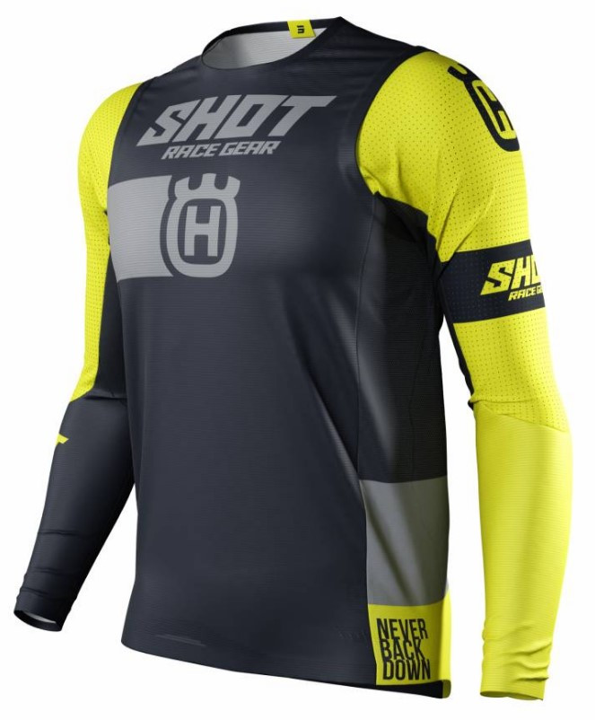 Мотоджерсі Shot Racing Aerolite Replica Husqvarna Grey