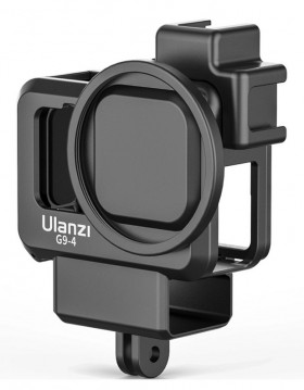 Рамка для влогинга Ulanzi для Gopro HERO 10, HERO 9 Black с отсеком для адаптера микрофона (G9-4)