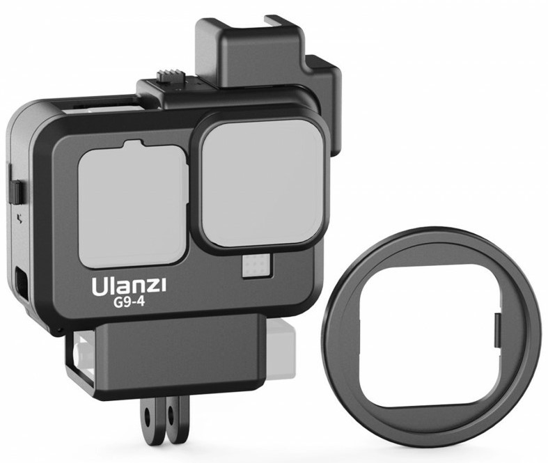 Рамка для влогінга Ulanzi для Gopro HERO 13, HERO 12, HERO 11, HERO 10 з відсіком для адаптера мікрофона (G9-4)