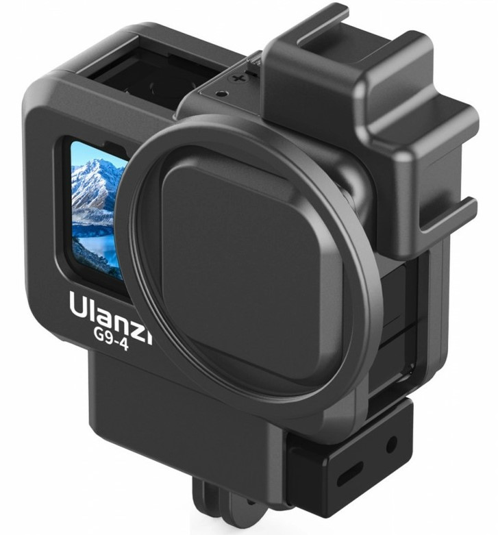 Рамка для влогінга Ulanzi для Gopro HERO 13, HERO 12, HERO 11, HERO 10 з відсіком для адаптера мікрофона (G9-4)