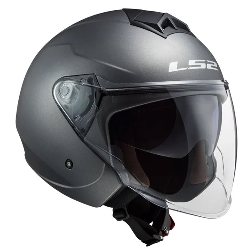 Мотошлем LS2 OF573 Twister II Single Mono Matt Titanium