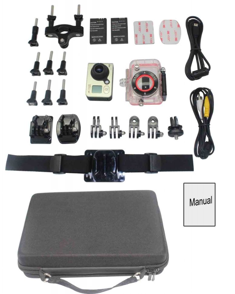 Экшн камера RD990 c WiFi