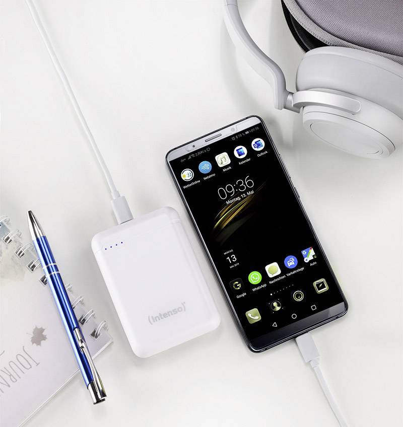 Универсальная мобильная батарея Intenso XS10000 10000mAh, USB-C White (PB930395)