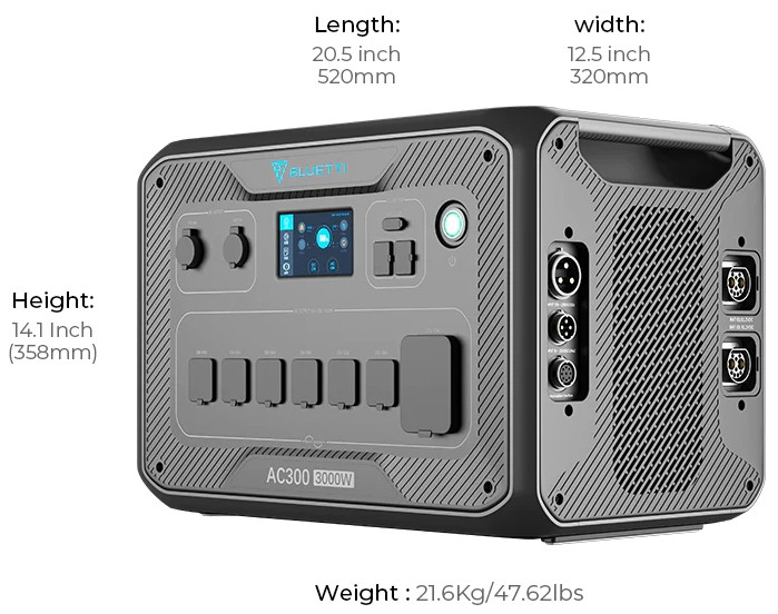 Портативний инвертор BLUETTI Inverter Module Generator AC300 (3000 Вт)