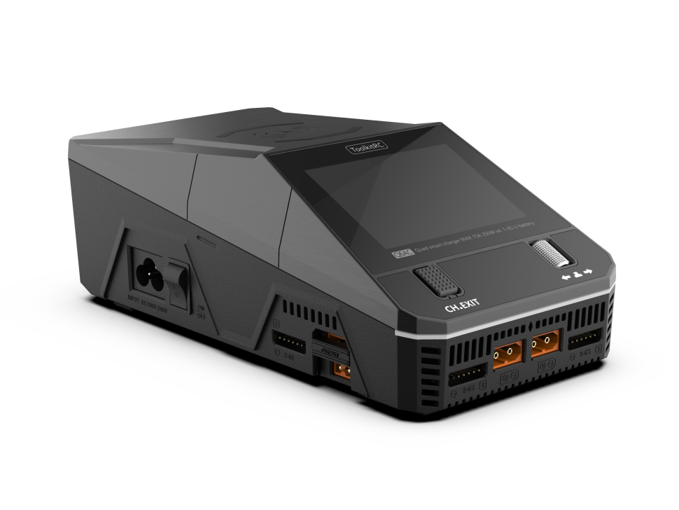 Зарядное устройство ToolkitRC Q6AC (4* AC 100 Вт / 4* DC 250 Вт)