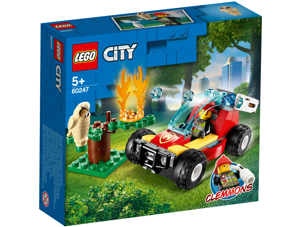 Конструктор Lego City: лесные пожарные (60247)
