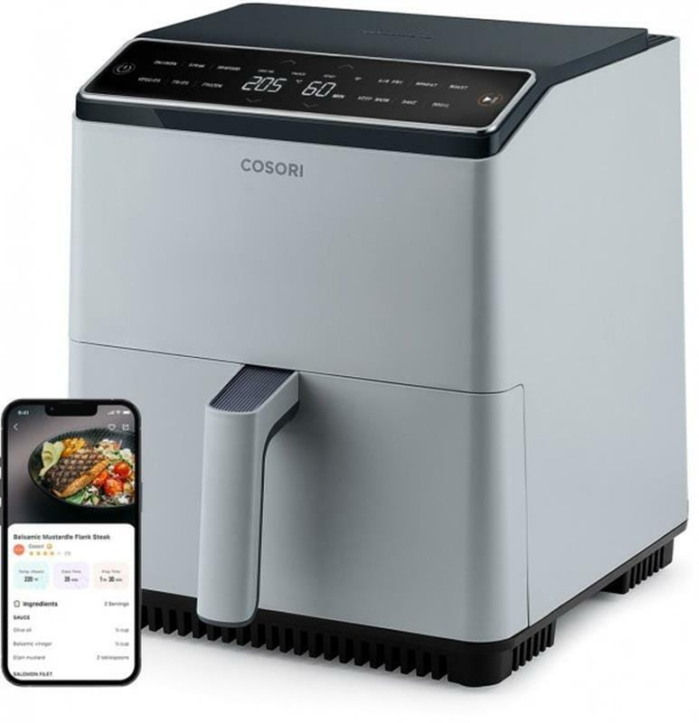 Мультипечь Cosori Smart Dual Blaze Chef Edition 6,4л, CAF-P583S-AEUR (KAAPAFCSSEU0079Y)