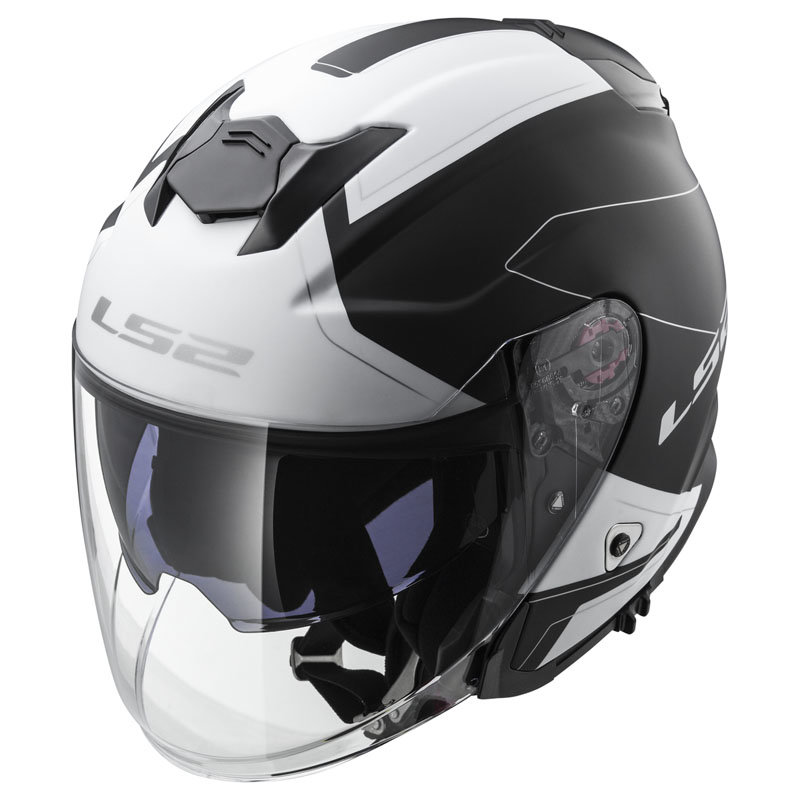 Мотошлем LS2 OF521 Infinity Beyond  Matt Black/White