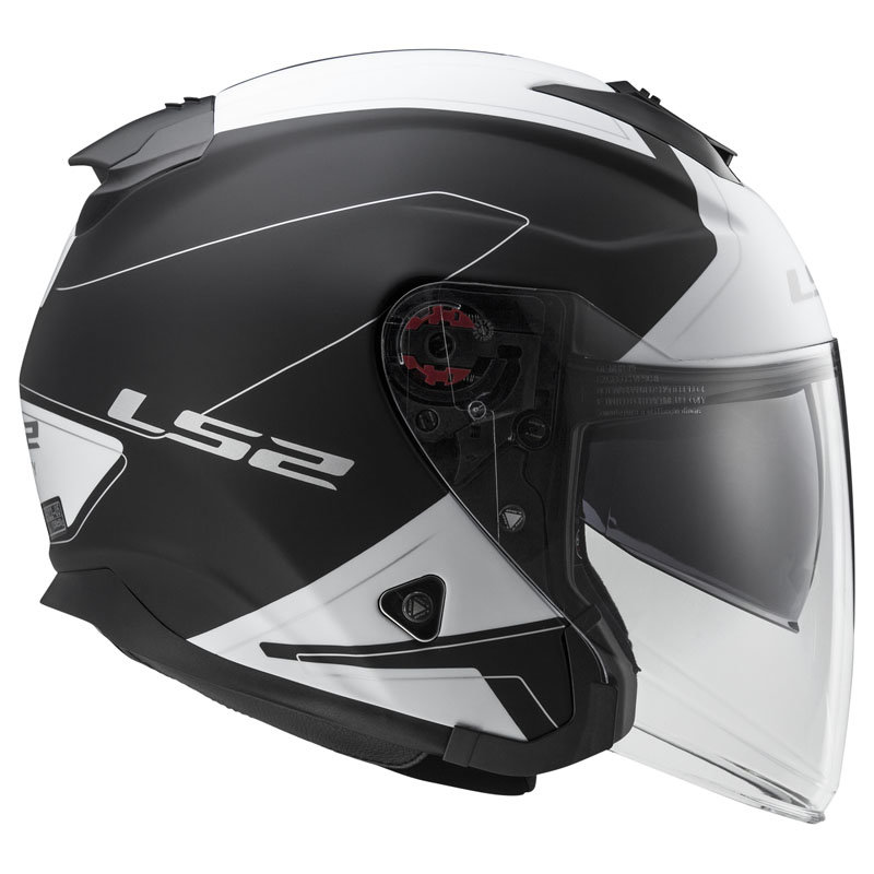 Мотошлем LS2 OF521 Infinity Beyond  Matt Black/White