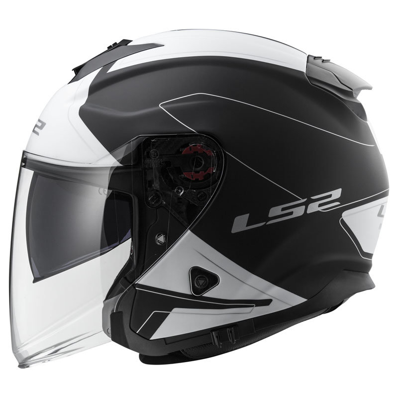 Мотошлем LS2 OF521 Infinity Beyond  Matt Black/White