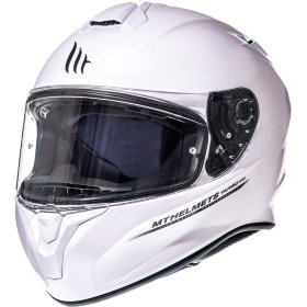 Мотошлем MT Helmets Targo Solid Gloss White