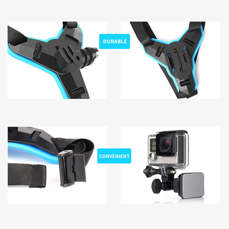  Кріплення на шолом, підборіддя MSCAM Motorcycle Strap для екшн камер GoPro, SJCAM, DJI