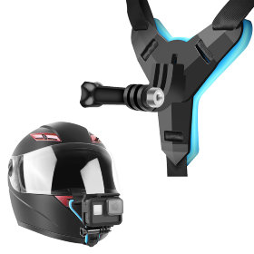Крепление на шлем, подбородок  MSCAM Motorcycle Strap для экшн камер GoPro, SJCAM