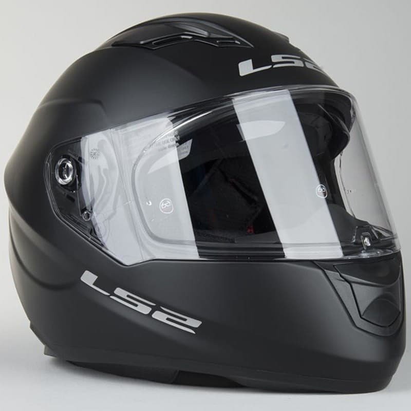 Мотошлем LS2 FF320 Stream Solid Black Mat