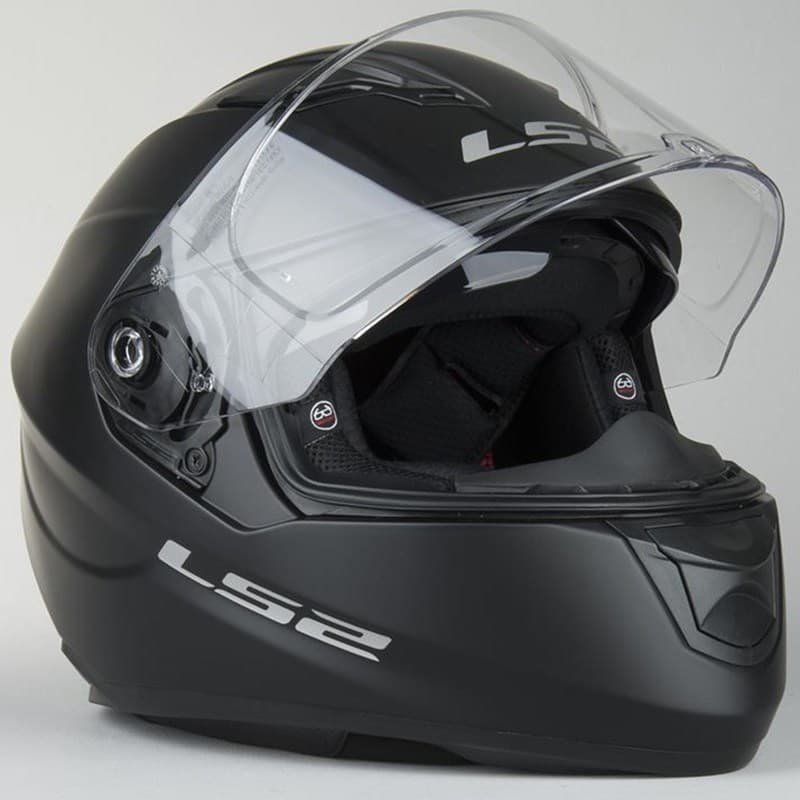 Мотошлем LS2 FF320 Stream Solid Black Mat