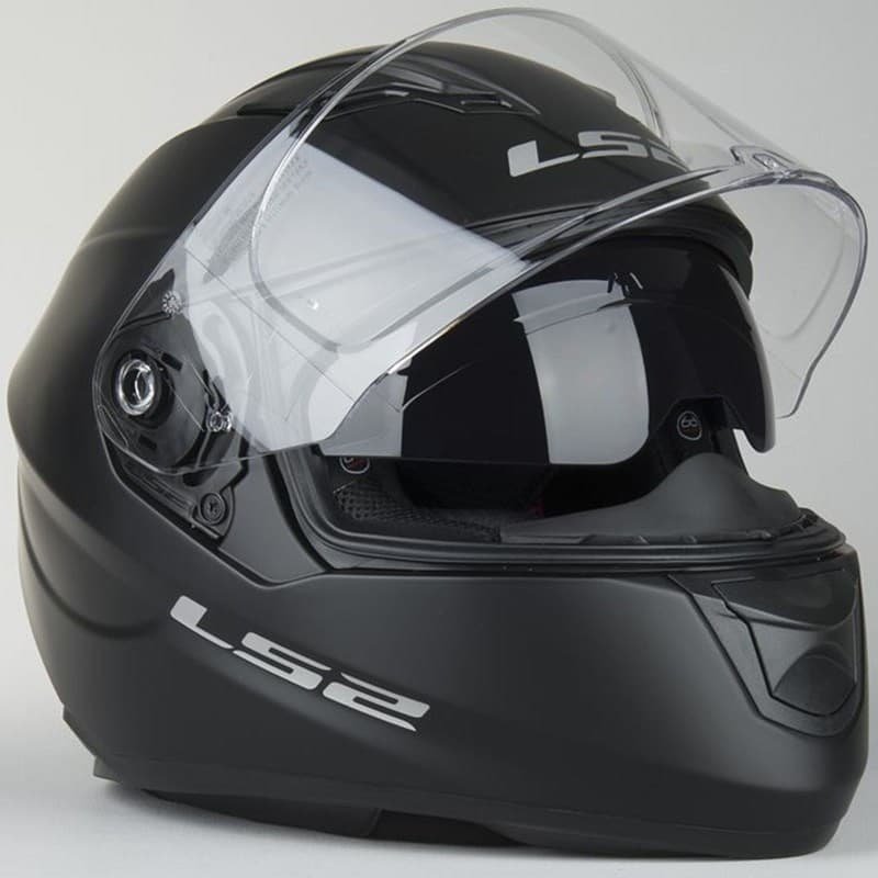Мотошлем LS2 FF320 Stream Solid Black Mat