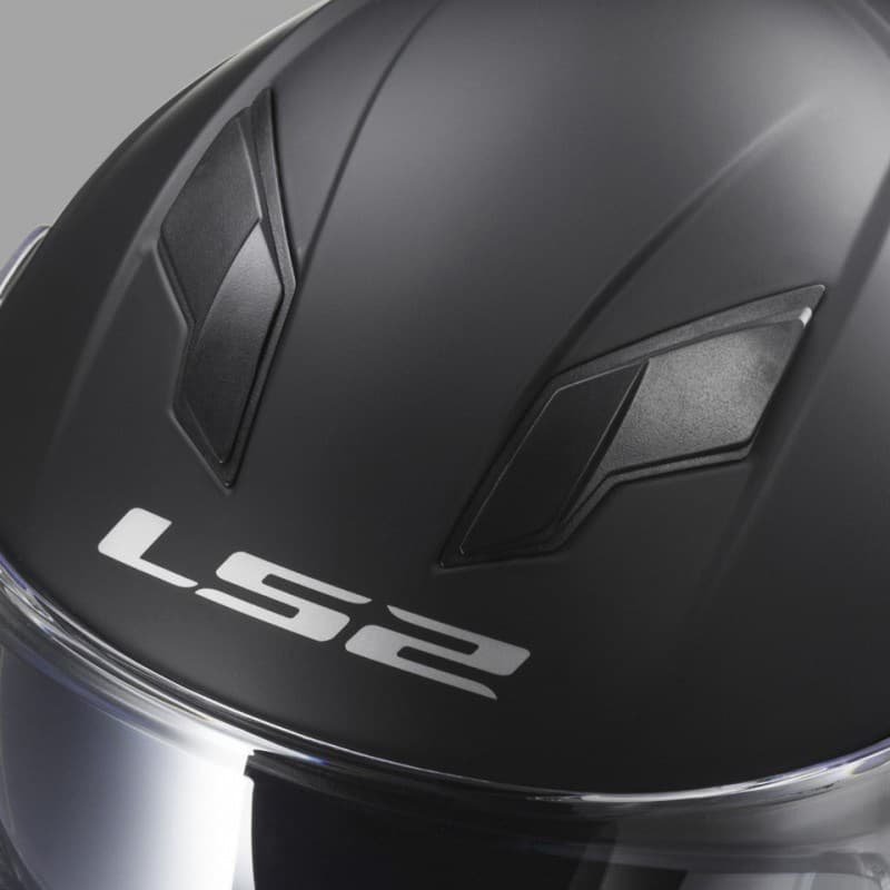 Мотошлем LS2 FF320 Stream Solid Black Mat