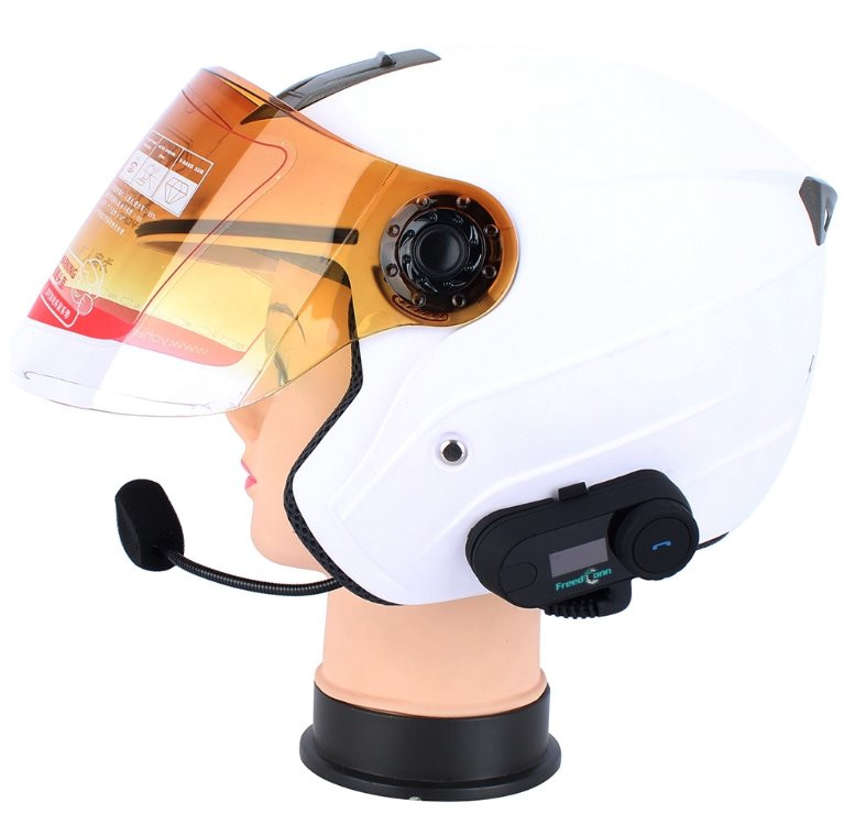 Мотогарнітура FreedConn T-COM-SC c FM радіо і LCD екраном Dual Pack