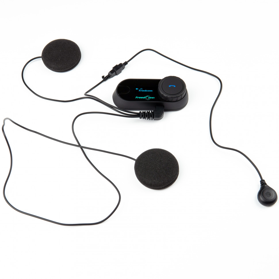 Мотогарнітура FreedConn T-COM-SC c FM радіо і LCD екраном Dual Pack